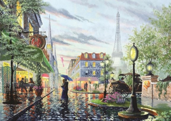 پازل 4574 (2000 تکه) Summer rain paris