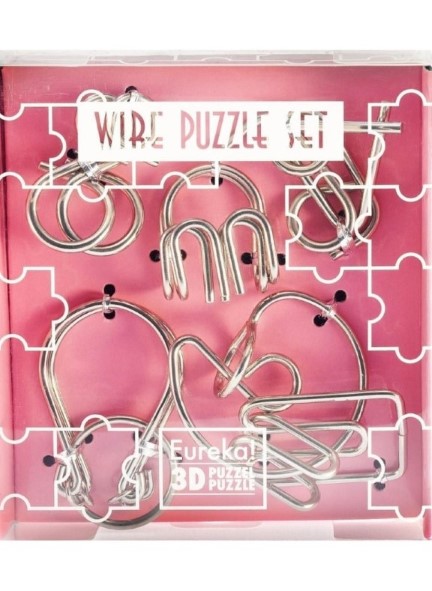 Eureka wire puzzle set pink 473345