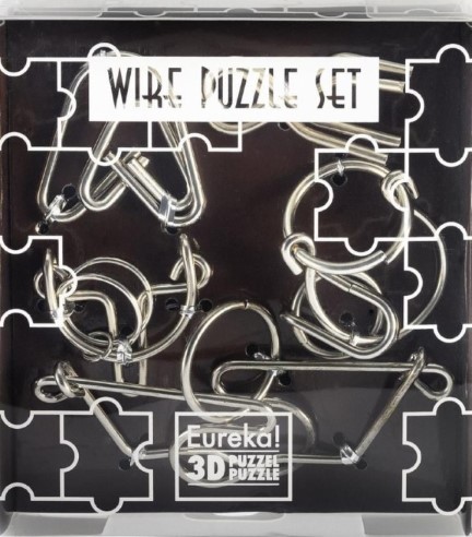 Eureka wire puzzle set brown 473346