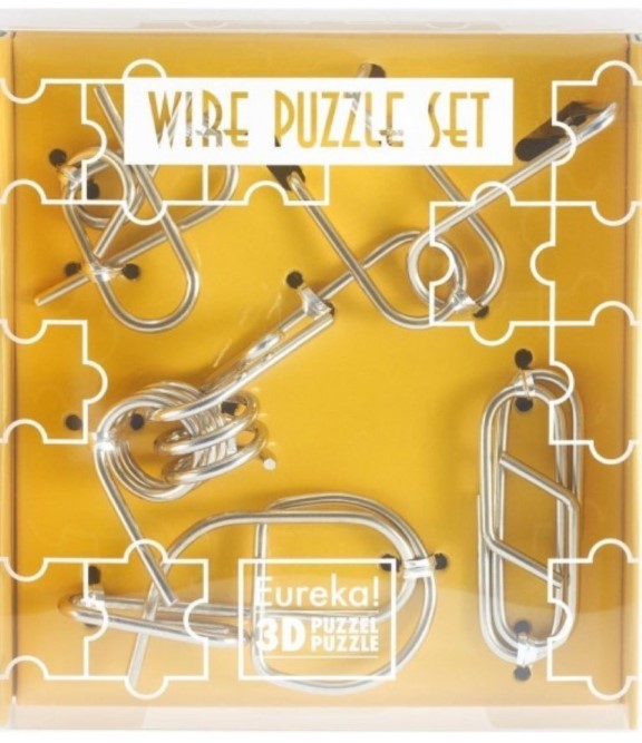Eureka wire puzzle set yellow 473347