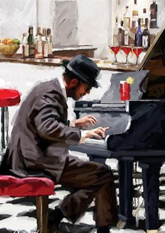 پازل 4619 (1500 تکه) Piano player