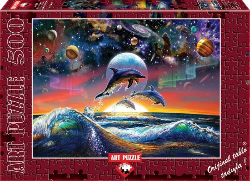 پازل 4162 (‍500 تکه) universal dolphins
