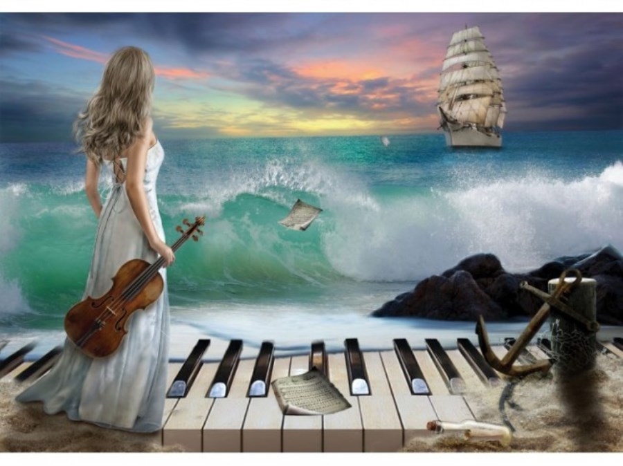 پازل 4468 (1000 تکه) Sea symphony