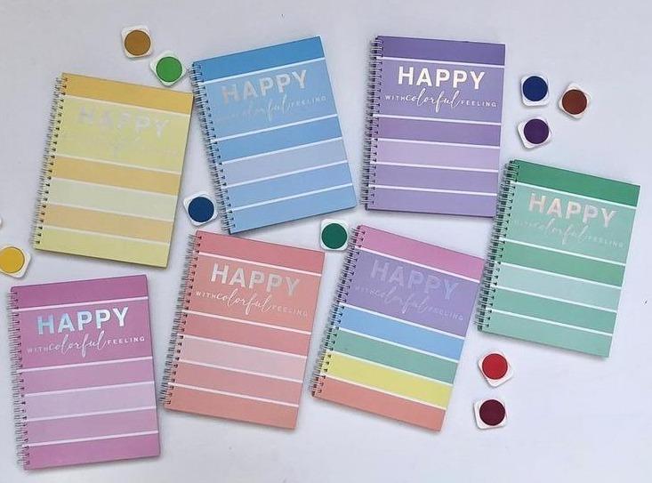 دفتر happy colorful