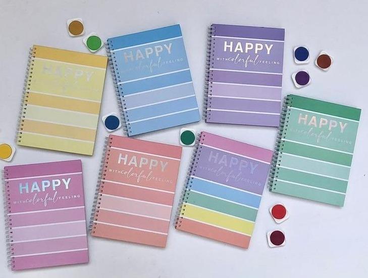 دفتر happy colorful