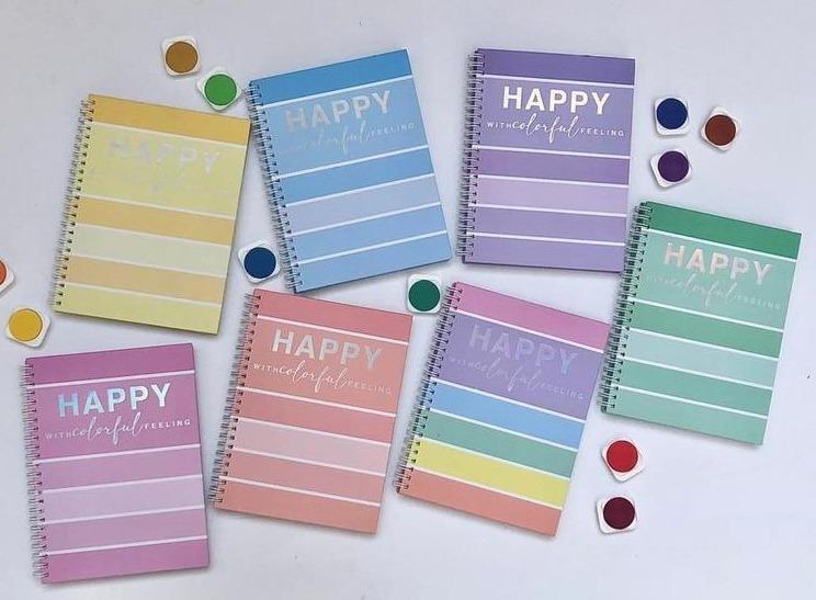 دفتر happy colorful