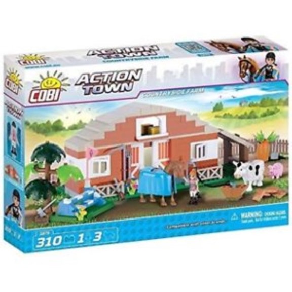 Action town countryside farm 1875