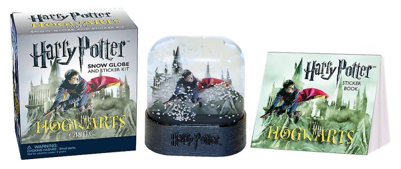 Harry Potter Hogwarts Castle Snow Globe and Sticker Kit