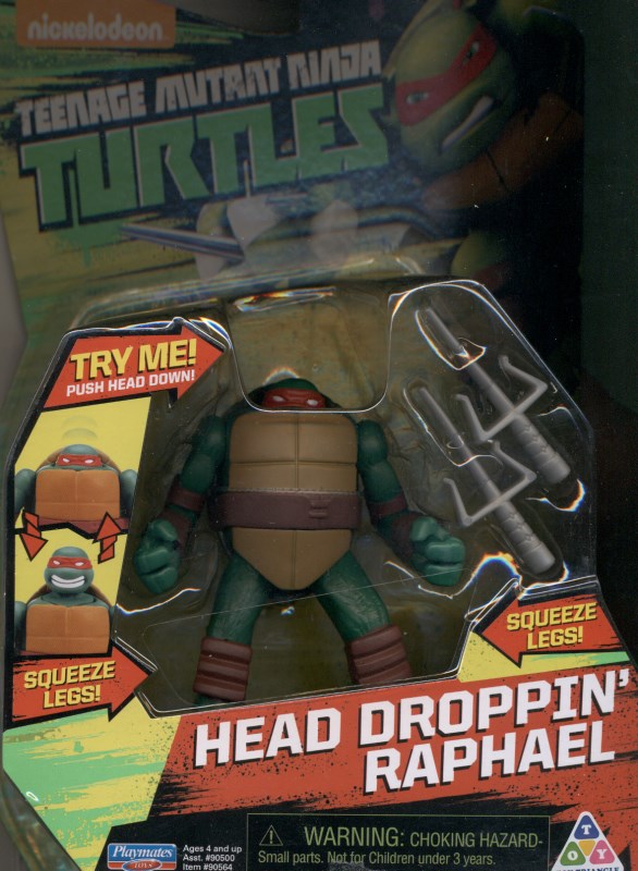 head droppin raphael Tmnt basic figure asst