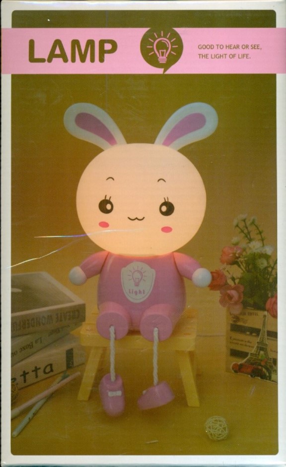 چراغ خواب و مطالعه خرگوش نیمکت‌دار - 0