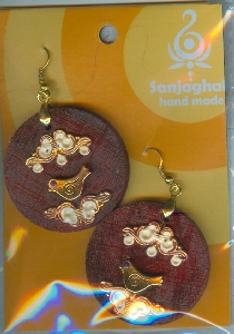 گوشواره تک چوبی