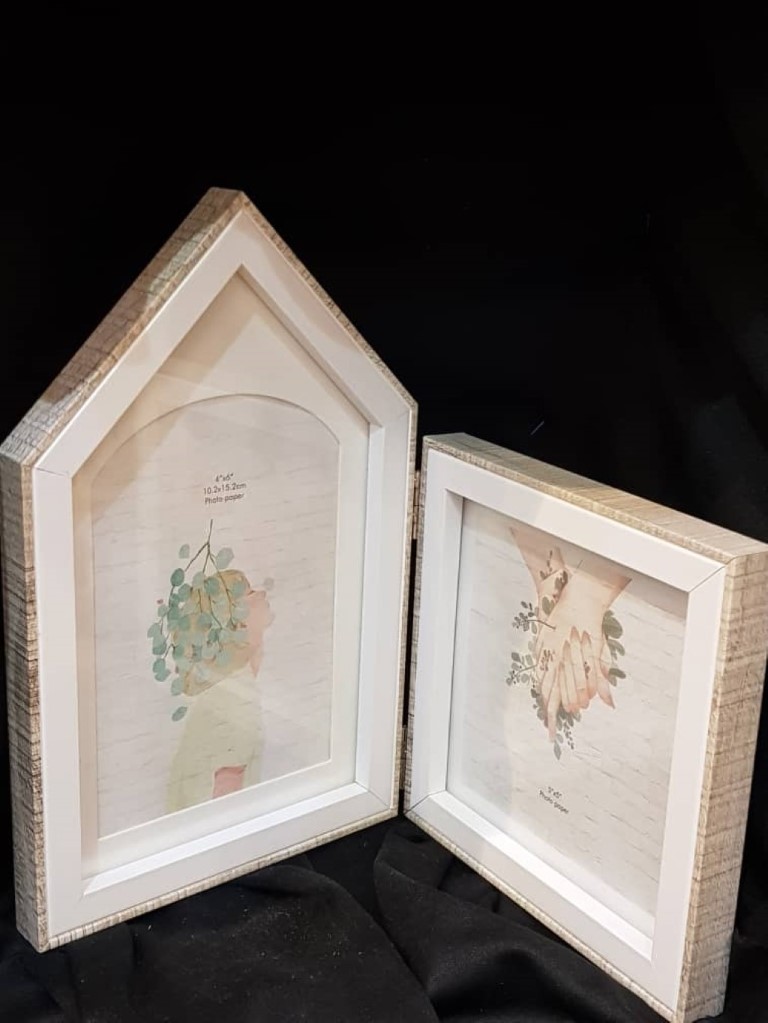 قاب عکس چوبی 2 تکه 2 سایز (51806) 2 رنگ - 0