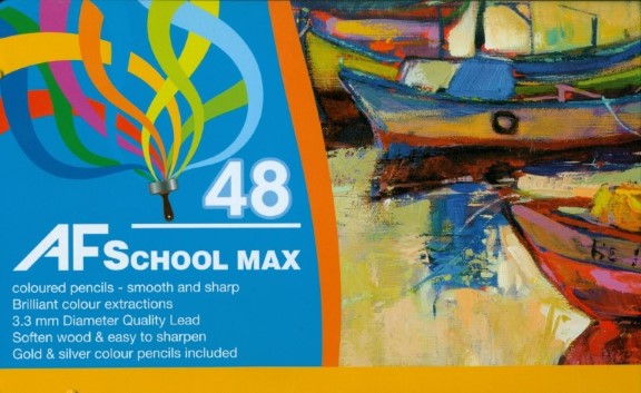 مداد رنگی 48 رنگ (school max)