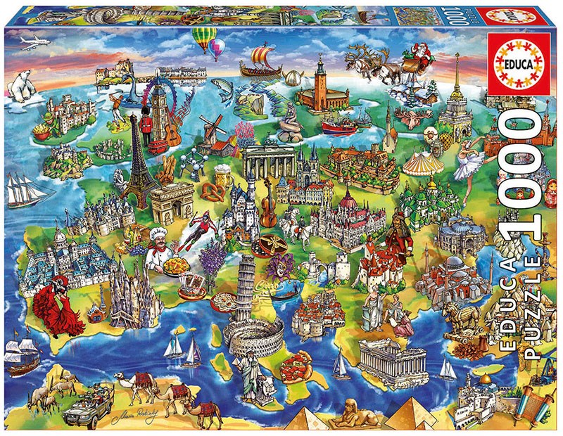 پازل 16752 uropean world