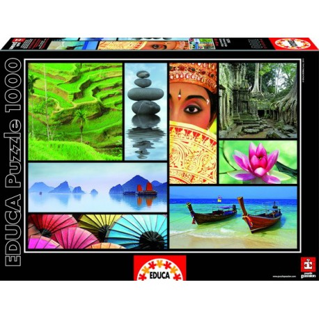 پازل 16294 colours of asia