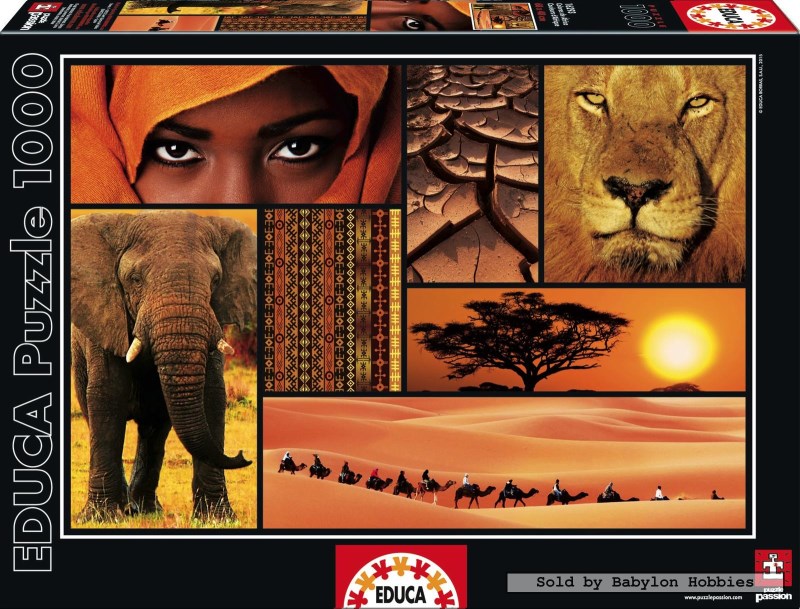 پازل 16293 colours of africa