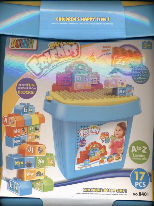 Blocks play set with light 8401