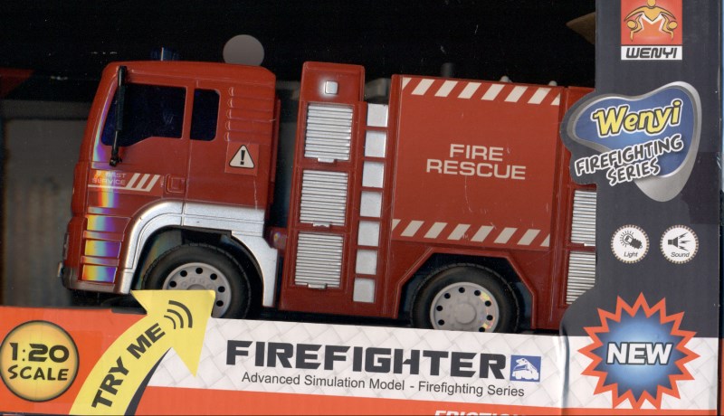 Friction truck with light and sound 550a