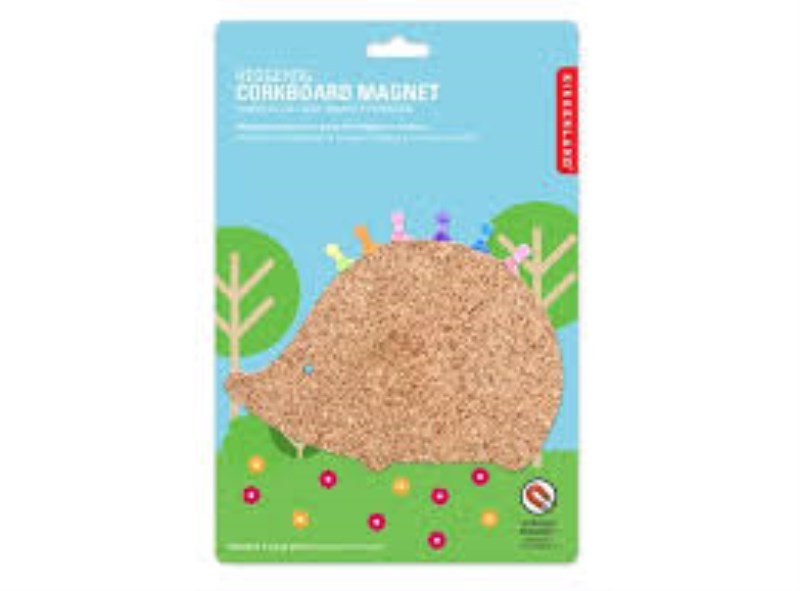 Corkboard magnetic hedgehog