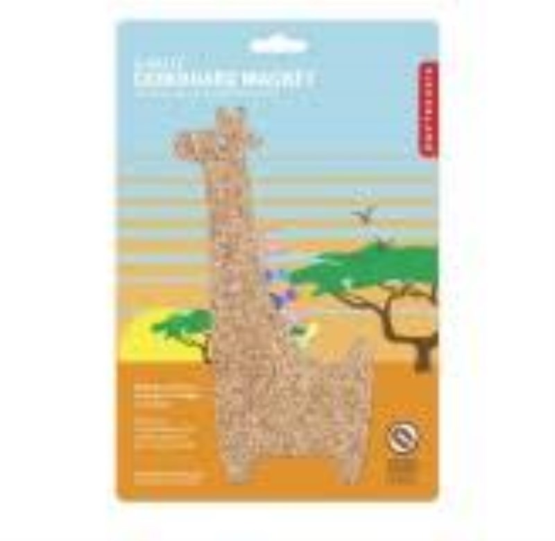 Corkboard magnetic giraffe