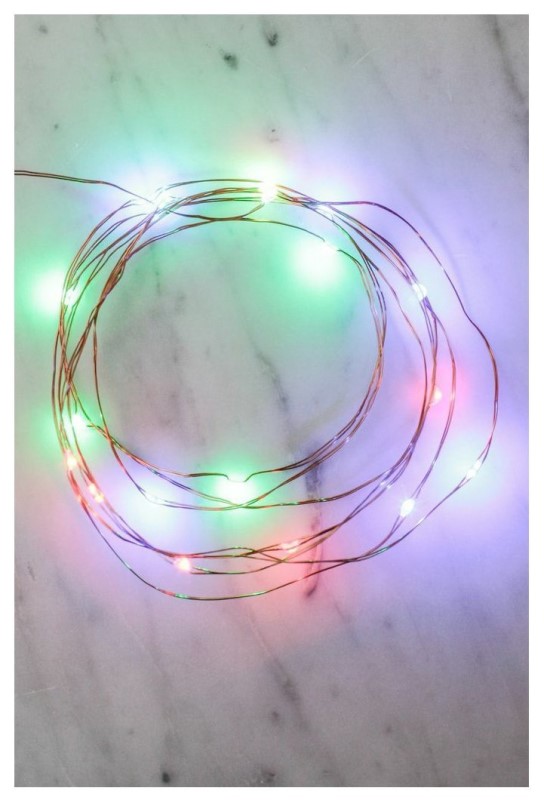 Silver string lights Multicolor (LT03)