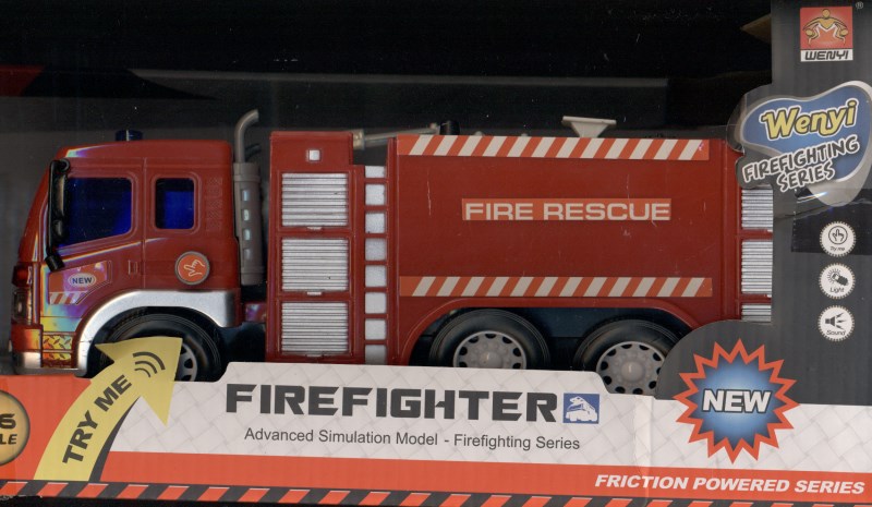 Friction truck with light and music 295s