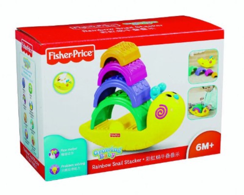 Rainbow stacker snail