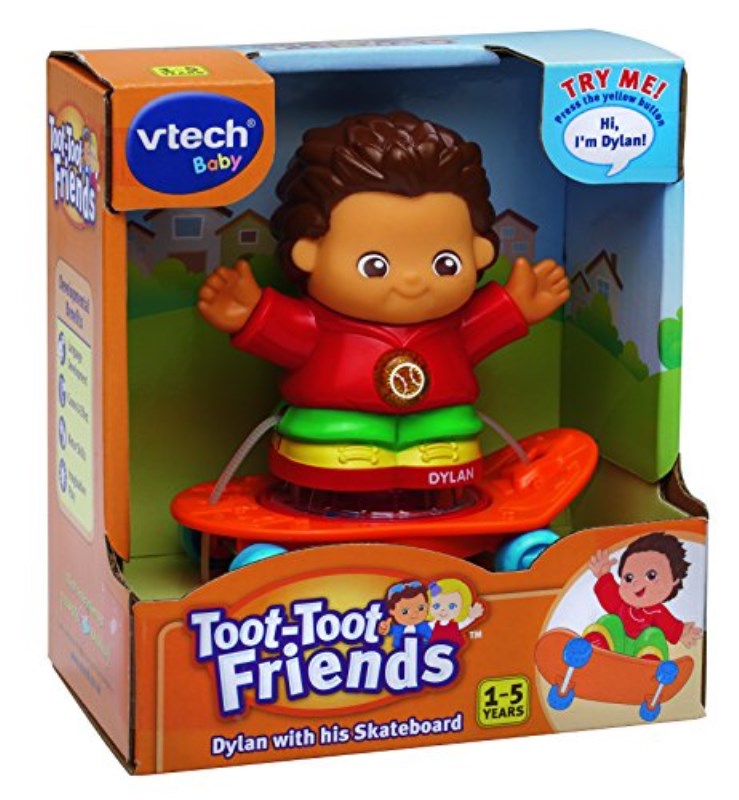 Toot toot friends dylan with his skateboard