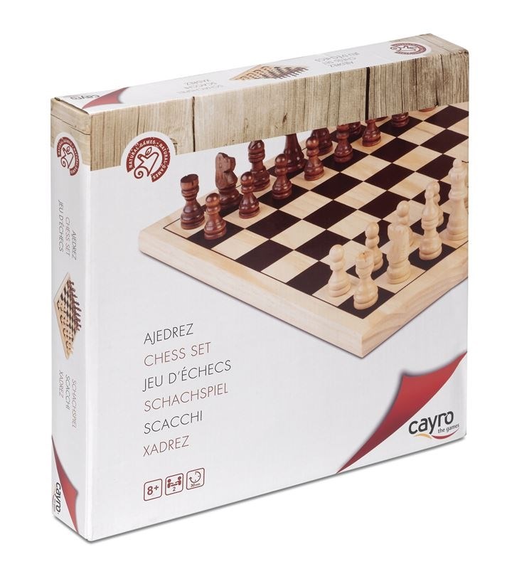 Wooden ludo and goose chess