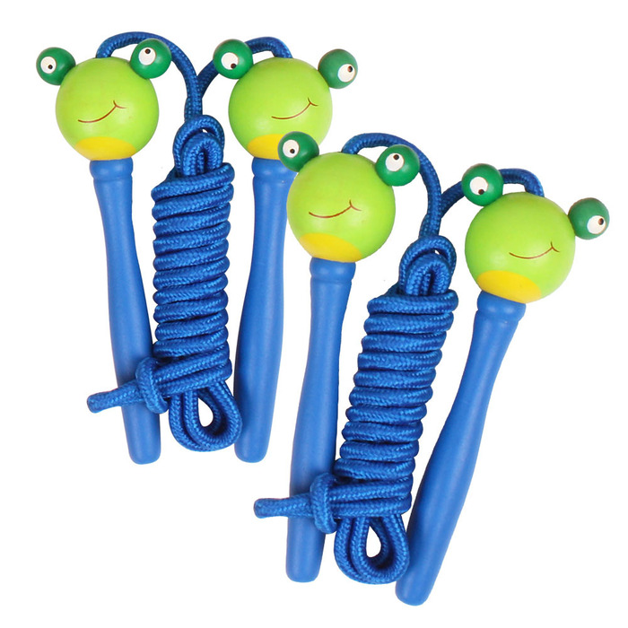Skipping Rope Blue Handle Frog