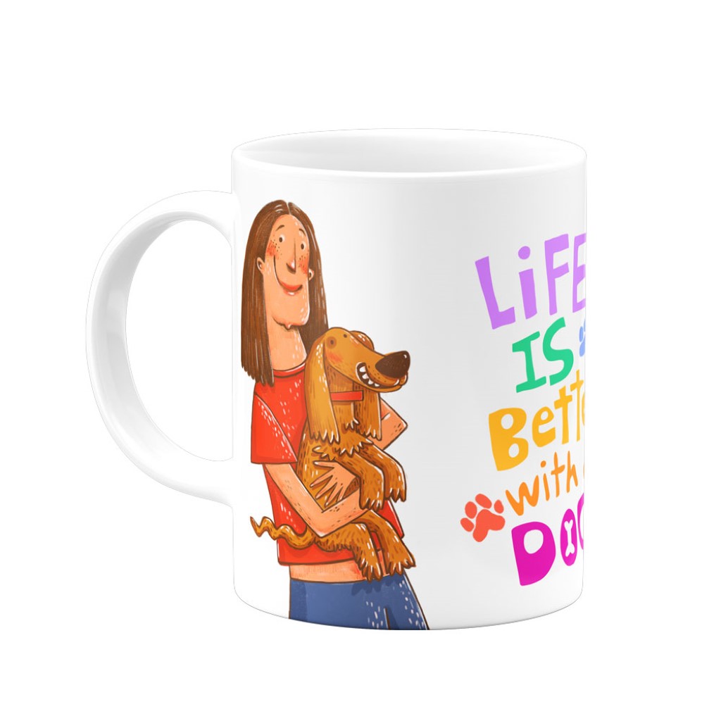 ماگ Life is better with a dog