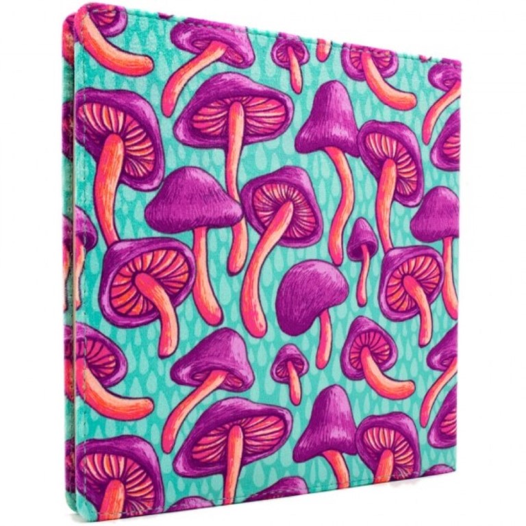 دفتر مربعی Purple Mushrooms
