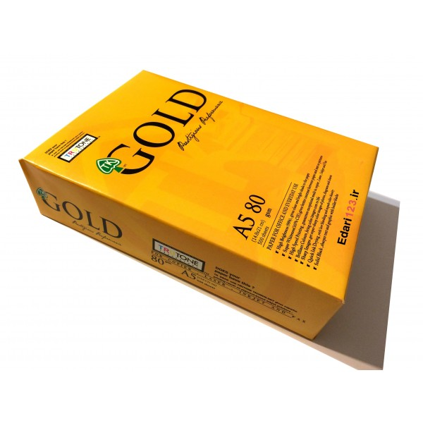 بسته کاغذ gold A5