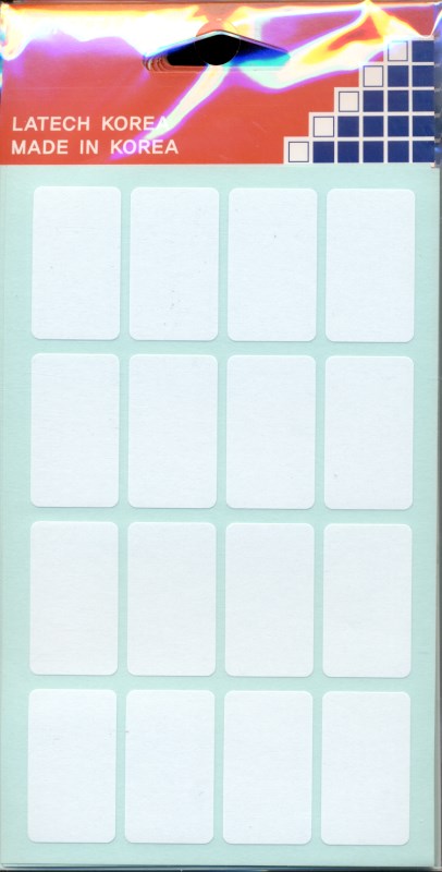 لیبل 3 در 2سفید 10008R