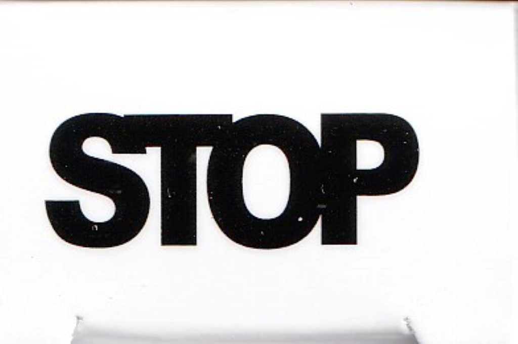 بوک مارک فلزی (stop)
