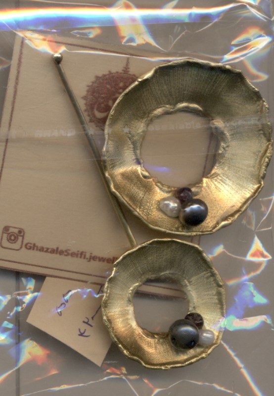 گوشواره برنجی 55