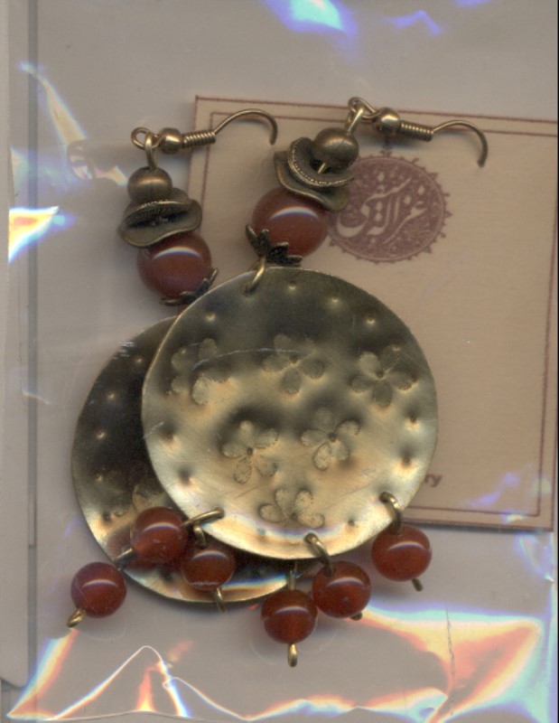 گوشواره برنجی 56