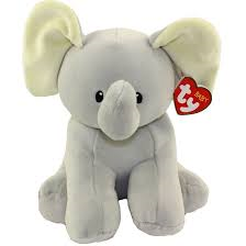 Baby ty elephant bubbles gray (32131)