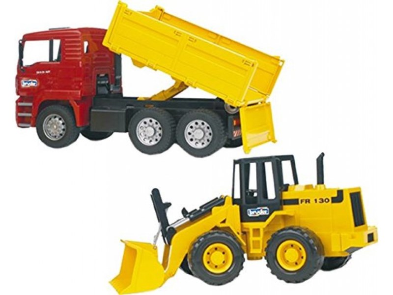 02752 MAN Construction Truck and Loader
