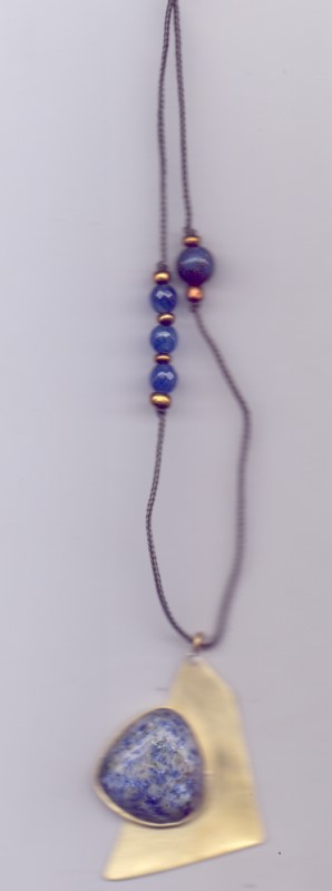 پلاک برنجی با سنگ (6 طرح)