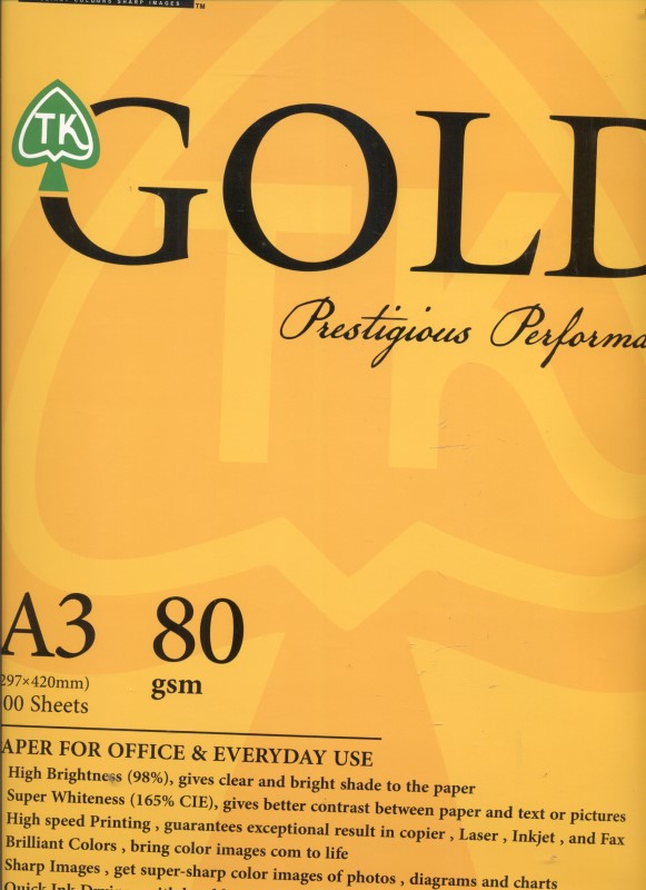 کاغذ Gold A3