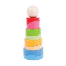 Circular stacking tower