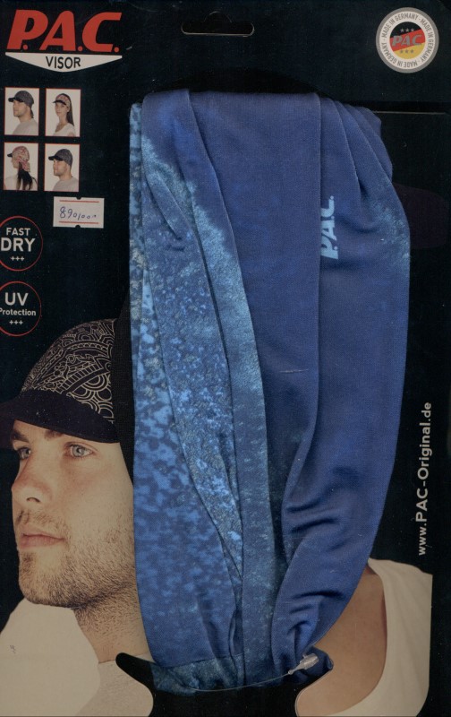 PAC visor blue reef
