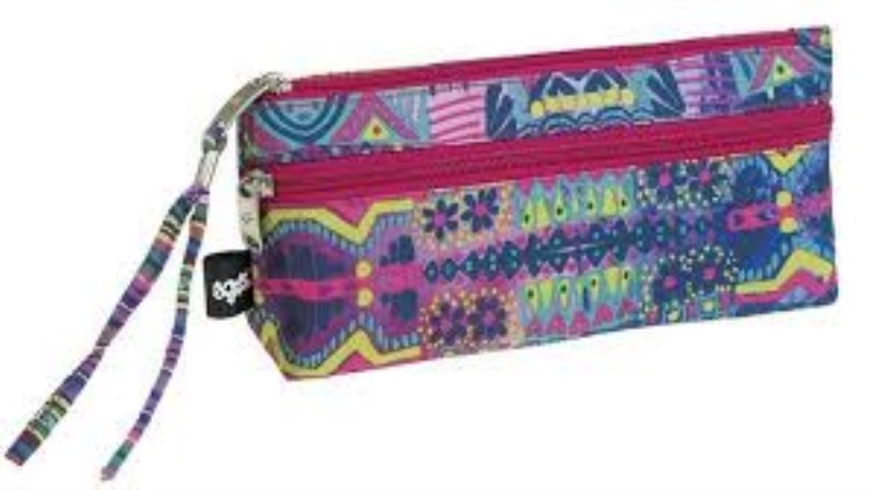 جامدادی 2 زیپ (double zipper pencil case)