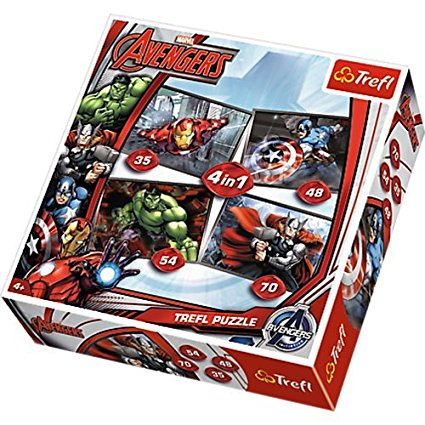 Puzzle 4 in 1 34245 avengers
