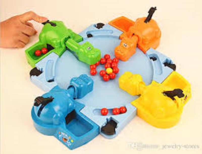 Marble swallowing hippo game 707A1
