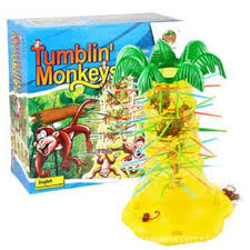 Tumblin monkey game toy 7077