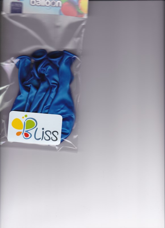 بادکنک آبی تیره متالیک bliss