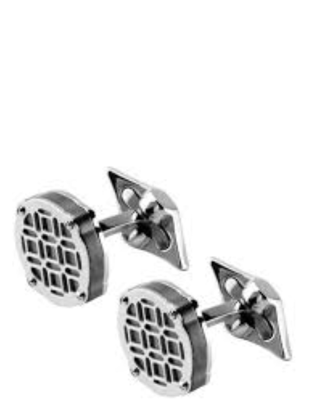 Cufflinks Round Steel (Idomclpr)‌