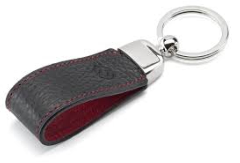Belt key holder black/red